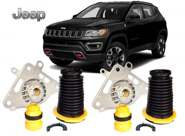 03.2.12.31361 JEEP COMPASS 16/21 - Kit Coxim Batente Coifa Amortecedor Traseiro Jeep Compass 16/21