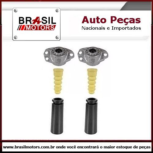 24446 VW CrossFox - Kit Batente Amort Traseiro Volks Crossfox - Ano 2005 até 2015