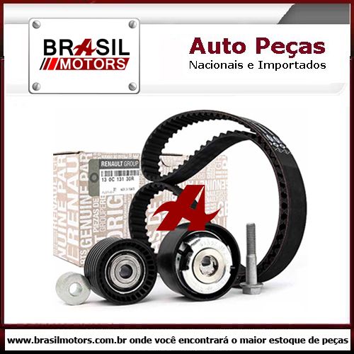 130C13130R - Kit Original Renault 2.0 16v Correia Dentada e Tensor FLUENCE SCENIC MEGANE