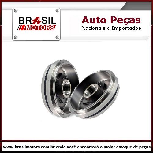 Ford Courier / Ecosport 4x4 / Fiesta / Mondeo - Tambor de Freio Cod BRA-BD6631