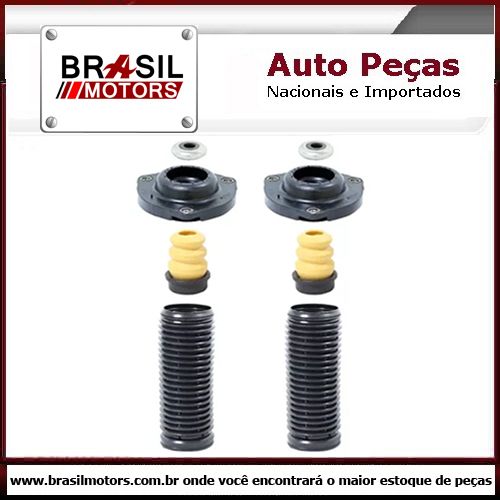 07704R VW Fox - Kit Batente Amortecedor Dianteiro Completo VW FOX - Ano 2002 até 2014