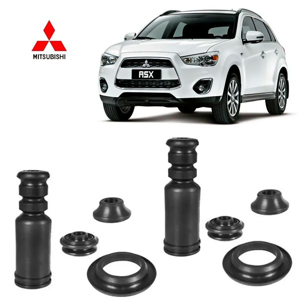 03.2.12.31056 MITSUBISHI OUTLANDER ASX LANCER Kit Batente Coifa Calço e Buchas Amortecedor Traseiro