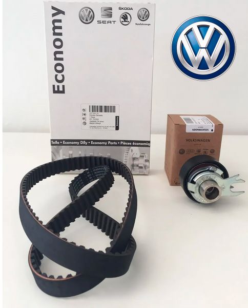 030.109.119.AA VOLKSWAGEN GOL FOX GOLF POLO 1.0 1.6 8V - Kit Correia Dentada c/Tensor Motor EA111